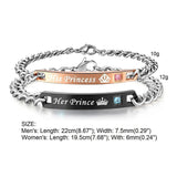 Her Prince His Princess Bracelet Set