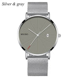 Ultra Thin Stainless Steel Quartz Watch for men