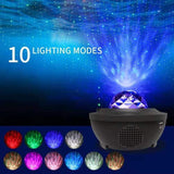 Star Night Light for Kids, Music Starry Projector with Lighting Modes, Bluetooth Music Player, Remote, Timer