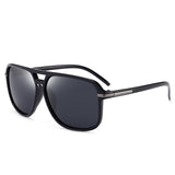 Polarized Sunglasses with Oversized Square Mirror