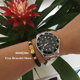 Casual Quartz Watch for Men / Stainless Steel Waterproof