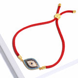 Turkish Evil Eye Design Gold Bracelet for Women