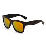 Square Bamboo  Retro Sunglasses