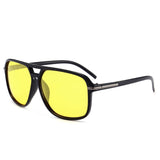 Polarized Sunglasses with Oversized Square Mirror