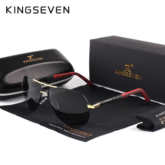 Men Vintage Aluminum Polarized Sunglasses