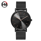 Simple Quartz Watch Stainless Steel Mesh Band UNISEX