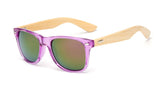 Unisex Square Bamboo Wood Sunglasses