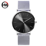 Simple Quartz Watch Stainless Steel Mesh Band UNISEX