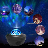 Star Night Light for Kids, Music Starry Projector with Lighting Modes, Bluetooth Music Player, Remote, Timer