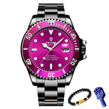 Casual Quartz Watch for Men / Stainless Steel Waterproof