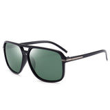 Polarized Sunglasses with Oversized Square Mirror