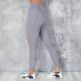 High Waist Mesh Fitness Leggings