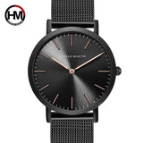 Simple Quartz Watch Stainless Steel Mesh Band UNISEX