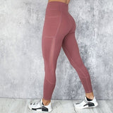 High Waist Mesh Fitness Leggings