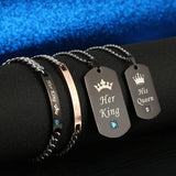 Her King His Queen Bracelet Set