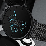 Business Watches For Men / Top Brand Luxury Steel