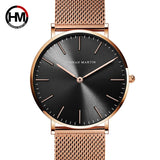 Simple Quartz Watch Stainless Steel Mesh Band UNISEX