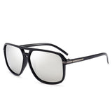 Polarized Sunglasses with Oversized Square Mirror