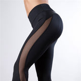 Black Mesh Fitness Leggings